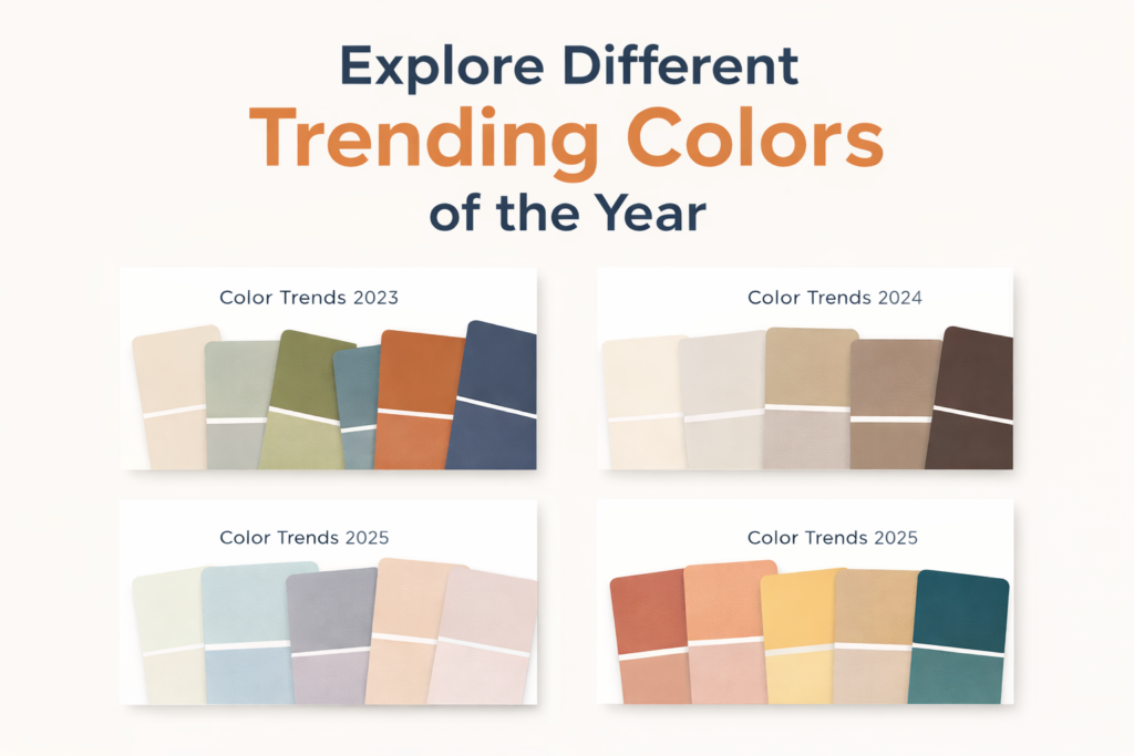 different colors of the year trend